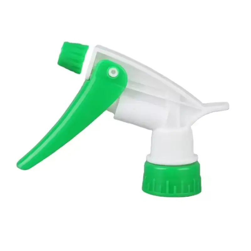 Wholesale 28mm 28/410 28/400 Green Plastic Trigger Spray Pump Cap With Long Handle For Home Cleaning Tool