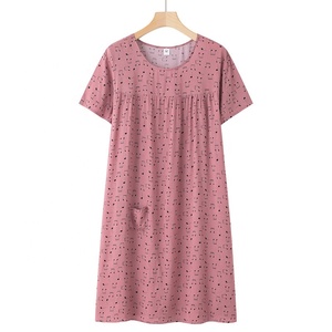 Robes pour femmes <span class=keywords><strong>Chemise</strong></span> <span class=keywords><strong>de</strong></span> <span class=keywords><strong>nuit</strong></span> à manches courtes - Product Image 6