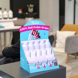 Mỹ phẩm Pop truy cập hiển thị bán lẻ Lip Balm hiển thị hộp các tông bao bì bảng <span class=keywords><strong>Top</strong></span> PDQ mỹ phẩm hộp - Product Image 4