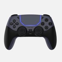 Manette de jeu sans fil Bluetooth OEM avec bouton Turbo, compatible 5 consoles, 2 vibrations et 5 boutons arrière programmables