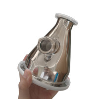 Acier inoxydable hygiénique 304 316 BSP NPT raccord de tuyau vue fenêtre mâle fileté vue verre bouchon