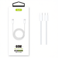 Cable de Carga Rápida y Transferencia de Datos USB-C a USB-C S&N60W de Alto Rendimiento, con Conductor de Cobre Puro TPE y Blindaje, para Teléfonos Móviles