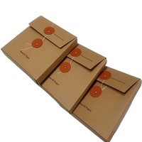 Enveloppe en papier personnalisée avec œillets métalliques, enveloppe imprimée en gros pour l'emballage de papeterie professionnelle