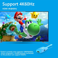 Switch Dock TV-Dock für Nintendo Switch HUB Zubehör Dockingstation Typ C zu 4K 60Hz HDTV USB 3.0 PD Macbook Air M1 Pro