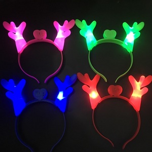 Diadema con Orejas <span class=keywords><strong>de</strong></span> Reno y Luces LED <span class=keywords><strong>para</strong></span> la Fiesta <span class=keywords><strong>de</strong></span> Navidad 2024, Regalo <span class=keywords><strong>para</strong></span> Niños, Multicolor, Intermitente Rápido/Lento/Constante - Product Image 6