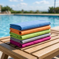 Quick-Dry Super Absorbent Non-Slip Anti-Bacterial Disposable Microfiber Travel Towel Adults Sand-Free Sports Gym Bath Use Woven