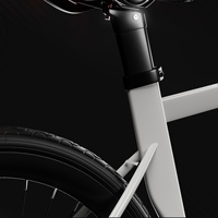 Vélo de course sur route léger pour hommes, pneus fins 700C, 21 vitesses, cadre rigide en acier haute teneur en carbone, freins à disque doubles, vélo de cyclisme sur route