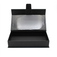 Boîtes cadeaux en carton rigide avec fermeture magnétique de luxe personnalisées, grand format, emballage de qualité supérieure, boîtes à rabat, papier noir mat