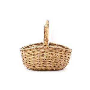 Il <span class=keywords><strong>vimini</strong></span> fatto a mano dell'alimento del tessuto della cucina all'ingrosso decora il cestino per i fiori - Product Image 2