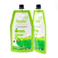 Pochette souple cosmétique personnalisée avec bec verseur et bouchon à vis pour crème colorante capillaire, fabrication OEM