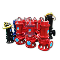Pompe à eaux usées submersible 5,5 CV WQ, pompe à eaux usées pour sous-sol, fosse septique sèche, pompe de vidange des eaux usées, 80WQ40-16-4