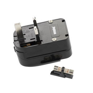 Wonplug 2025 Adaptador de viaje Adaptador de enchufe fusionado Negro para viajar en <span class=keywords><strong>España</strong></span> Suecia Reino Unido Corea del Sur y Malasia Nueva idea de producto - Product Image 5