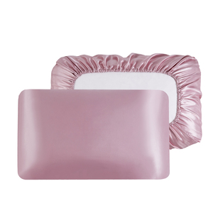 Vente en gros no quantité minimale de commande <span class=keywords><strong>Amazoo</strong></span> offre spéciale de luxe voyage élastique reine roi polyester satin soie taie d'oreiller housse de coussin - Product Image 3