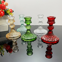 Bougeoir en verre cristal Décorations en verre Décorations Bougeoir nordique Bougeoir décoratif Bougeoir