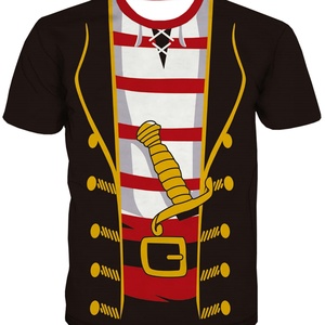 Casual <b>Tee</b> <b>for</b> Men Pirate Costume <b>Shirt</b> <b>Adult</b> <b>Funny</b> 3D Print Graphics Novelty Clothing Knitted Breathable Anti-Wrinkle - Product Image 5