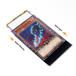 สุนัขจิ้งจอกสีเทาแบบกำหนดเองขอบเหนือแขนเสื้อสำหรับการ์ดอักขระ ygo (วัสดุ PP 100%) - Product Image 3