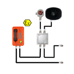 Teléfono Analógico SIP/VoIP a Prueba de Explosiones con Certificación ATEX IECEx, Resistente, IP66/IP67, para Zonas Peligrosas 1 y 2, con Cable - Product Image 6
