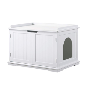 Caja de arena para gatos, mueble de baño oculto para gatos grandes, caja de arena escondida a prueba de perros - Product Image 1