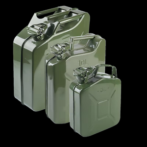 Réservoir d'essence/diesel en <span class=keywords><strong>acier</strong></span> inoxydable et <span class=keywords><strong>acier</strong></span> de 20 L avec pompe, jerrycan de ravitaillement haute sécurité - Product Image 1