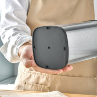 Support de rangement pour couteaux en acier inoxydable, type sur pied, à insérer librement, pour comptoir de cuisine
