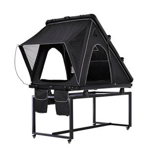 Carpa de Techo Impermeable de Aluminio para Automóviles Todoterreno, para <span class=keywords><strong>Camper</strong></span> Van, de Doble Capa, Apertura Automática Rápida, para las Cuatro Estaciones - Product Image 2