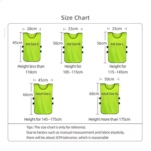 Gilet d'entraînement de football respirant en polyester/coton pour enfants et adolescents, sans manches, maillot d'équipe de football, entraînement - Product Image 5