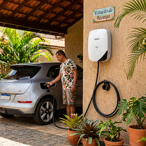 เครื่องชาร์จรถยนต์ไฟฟ้า New Stellar 7kW TYPE2 ได้รับการรับรองมาตรฐาน <span class=keywords><strong>PEA</strong></span> NBT ป้องกันน้ำ IP55 สำหรับติดตั้งที่บ้าน ใช้ได้กับรถยนต์ไฟฟ้าทุกยี่ห้อในสหภาพยุโรป - Product Image 6