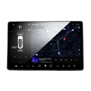 HD mat Anti-éblouissement Anti-empreinte digitale contrôle central écran tactile voiture Navigation accessoires en verre trempé pour Tesla modèle 3 Y - Product Image 4