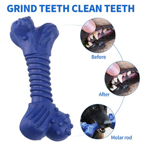 Aggressive Chewers Tough Durable Strong Natural Rubber Pet <strong>Dog</strong> <strong>Chew</strong> <strong>Bone</strong> Toy for Large <strong>Dogs</strong> - Product Image 3