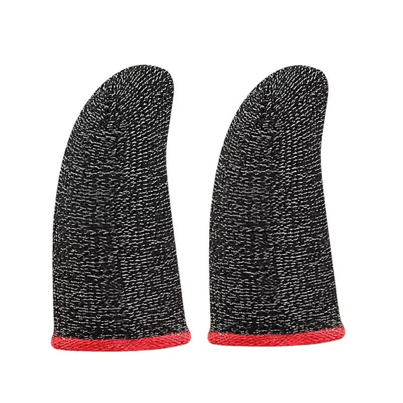 Sweatproof Gaming Finger Sleeve, Breathable Fingertips для Mobile Games, Touch Screen, Finger Cots Cover