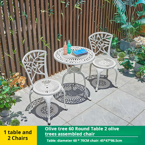 Açık avlu masa villa sandalye açık-hava balkon basit eğlence bahçe masa tezgah açık masa ve sandalye kombinasyonu - Product Image 2