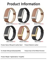 Correa de Reloj Personalizada de Lujo, Correa de Cuero con Logotipo para Whoop 5.0 MG Whoop+5.0+bracelet
