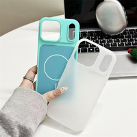 Casing Ponsel Magnetik Candy Matte untuk iPhone 17 16 15 14 Pro Max, Warna-warni Frosting 2 in 1, Pelindung Belakang Anti Benturan