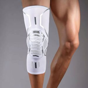 Rodillera de compresión fina de spandex, 1 unidad, protección profesional, transpirable, a prueba de golpes, para correr, efectiva - Product Image 1