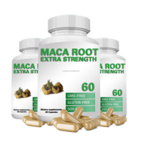 Compléments alimentaires naturels OEM de haute qualité, boosters de santé, Maca Strong Man Power Plus Capsule, capsules de racine de Maca Plus pour hommes