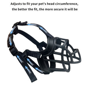 씹고 짖는 긴 주둥이 개 공장 OEM ODM 로고 사용자 정의 개 총구 - Product Image 5