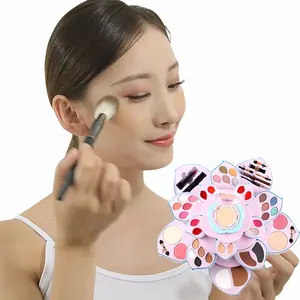 MISSROSEピンク梅の花メイクセット卸売韓国メイクアップ回転防水パレットキッズメイクアップキット女性用