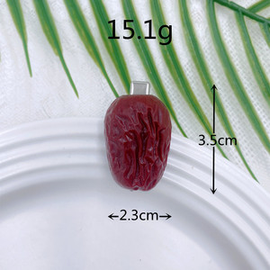 อุปกรณ์เสริมทรงผมสุดแปลกสำหรับนักเรียนโมเดลอาหารอุปกรณ์ประกอบฉากจำลองน่ารักที่หนีบผมรูปผลไม้แตงโมสตรอเบอร์รี่กับลูกสาวของฉัน - Product Image 5