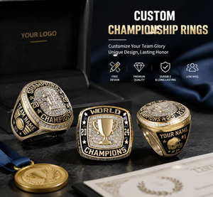 Anello Commemorativo Sportivo Personalizzato in Metallo per Uomo, Premio per Softball, Basket, Baseball, Calcio, Boxe - Product Image 4