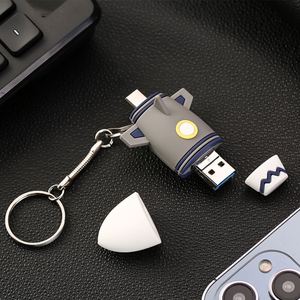 แฟลชไดรฟ์ USB 2.0 รุ่น U Stick PVC ความจุ 16GB 32GB 64GB 128GB 256GB  ไดรฟ์ USB แบบกำหนดเอง ของขวัญสุดสร้างสรรค์ - Product Image 3