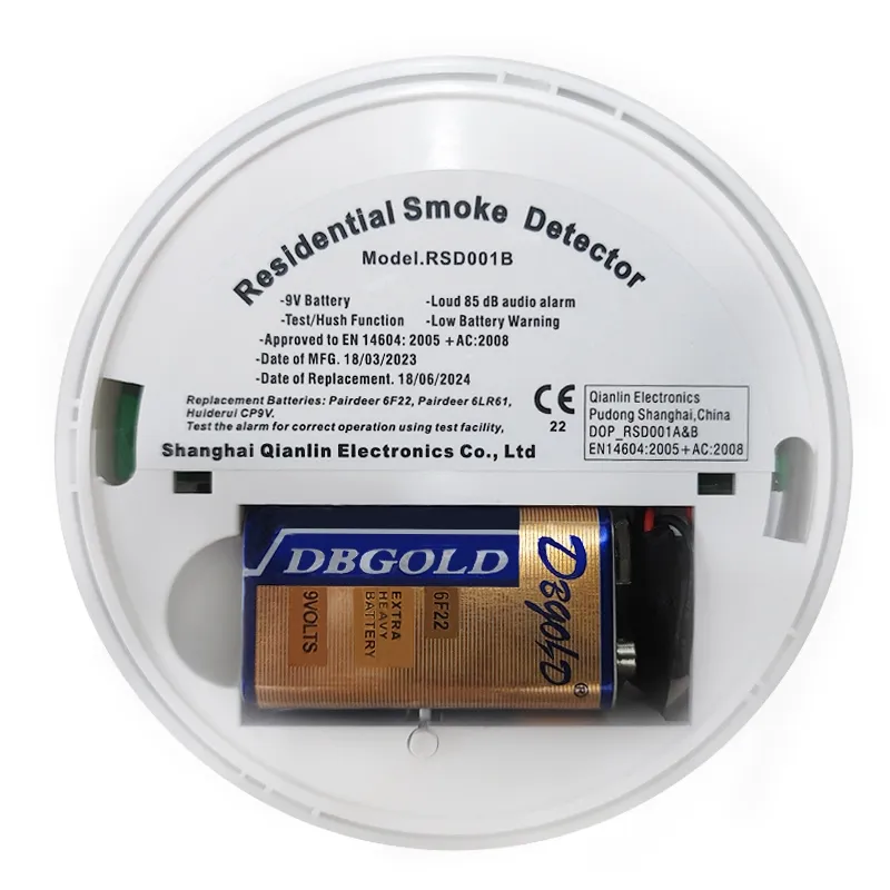 Alta Qualidade En14604 Aprovado Stand Sozinho Office Use Smoke Fire Detector Rookmelder