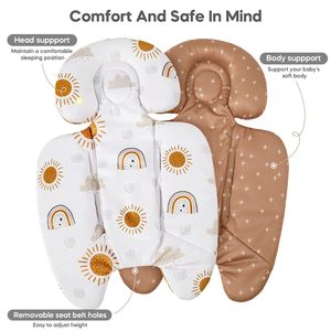 Respirant bébé coussin <span class=keywords><strong>soutien</strong></span> réversible infantile insérer coussin nouveau-né insérer tête et corps <span class=keywords><strong>soutien</strong></span> coussin siège d'<span class=keywords><strong>auto</strong></span> pour bébé - Product Image 6