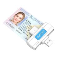 Pembaca Kartu Cerdas USB Lipat ISO 7816 EMV untuk ATM CAC ID IC Chip Bank Kredit Debit SIM Pembayaran