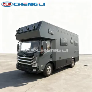 Camping-car HOWO 4X2 à toit relevable, nouveau modèle chinois, type C, alimentation diesel - Product Image 2