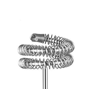 Mousseur à lait sans fil en gros, batteur portatif Type-C en acier inoxydable, mini-mélangeur pour café et cappuccino - Product Image 2