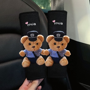 Kit di protezione interna per auto Premium carini Pet Police Bear peluche per auto - Product Image 2