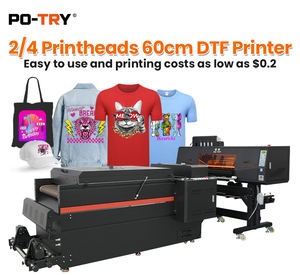 Imprimante DTF pour T-shirts Po-try automatique, nouvelle, 5 couleurs CMYKW, avec support de film PET, jet d'encre haute résolution pour l'impression de logos personnalisés - Product Image 2