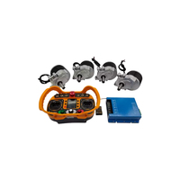 Motor DC Brushless 350W Tegangan Rendah 48V 75R Kit dengan Driver Dual-Channel 50A dan Remote Control