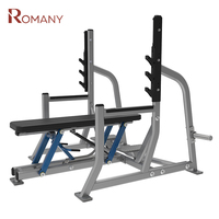 Banc plat olympique ROSEN Fitness pour la musculation des pectoraux en salle de sport commerciale