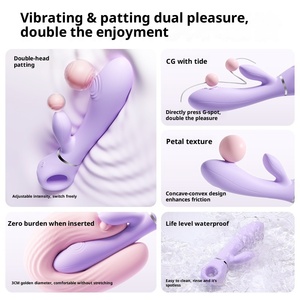 Vibrador de Doble Estimulación Makuji Love, Vibrador Dinámico a Prueba de Agua, Juguetes Sexuales para la Masturbación Femenina, Marca YXZ, China Fujian, 54 Unidades por Caja - Product Image 3